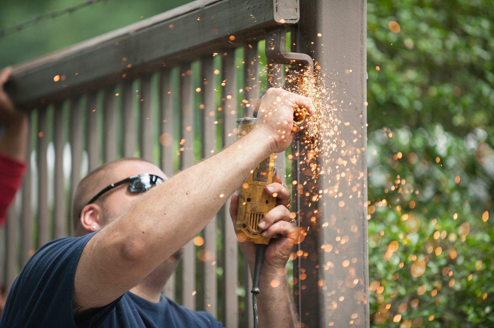 Meticulous Iron and Metal Work for a driveway gate installation
