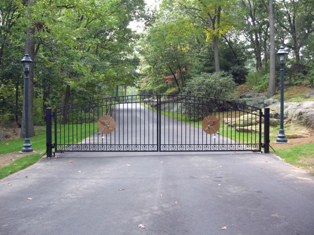 Custom Golf Club Entrance with Design