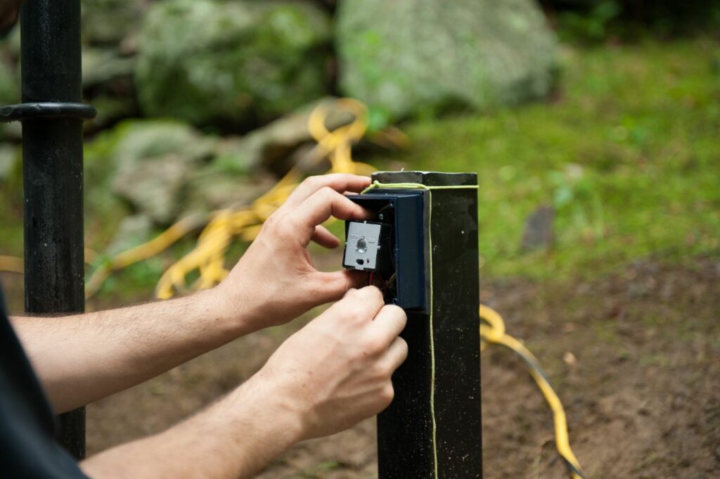 Driveway Gate Wiring Installation
