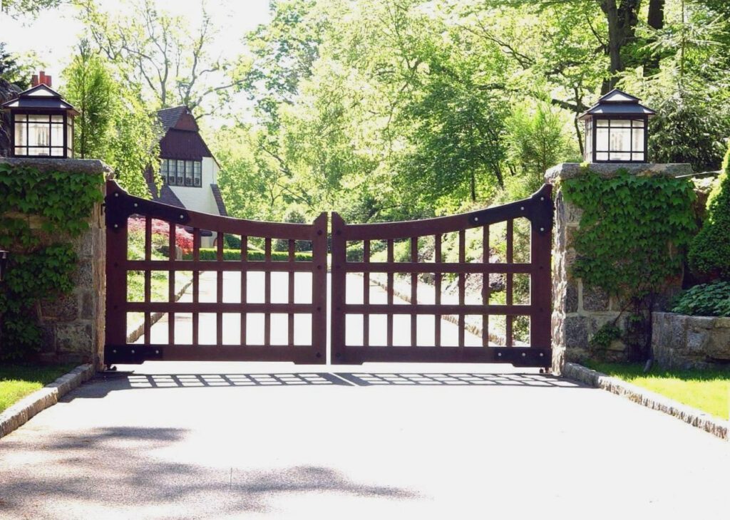 Vintage Style Custom Driveway Gate