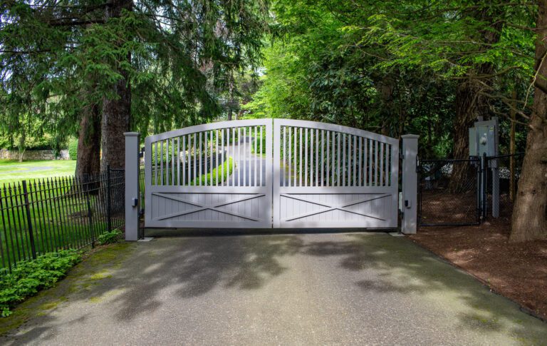 Composite driveway gate