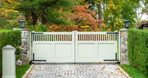 Composite driveway gate