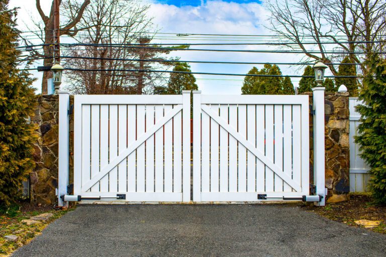 Composite driveway gate